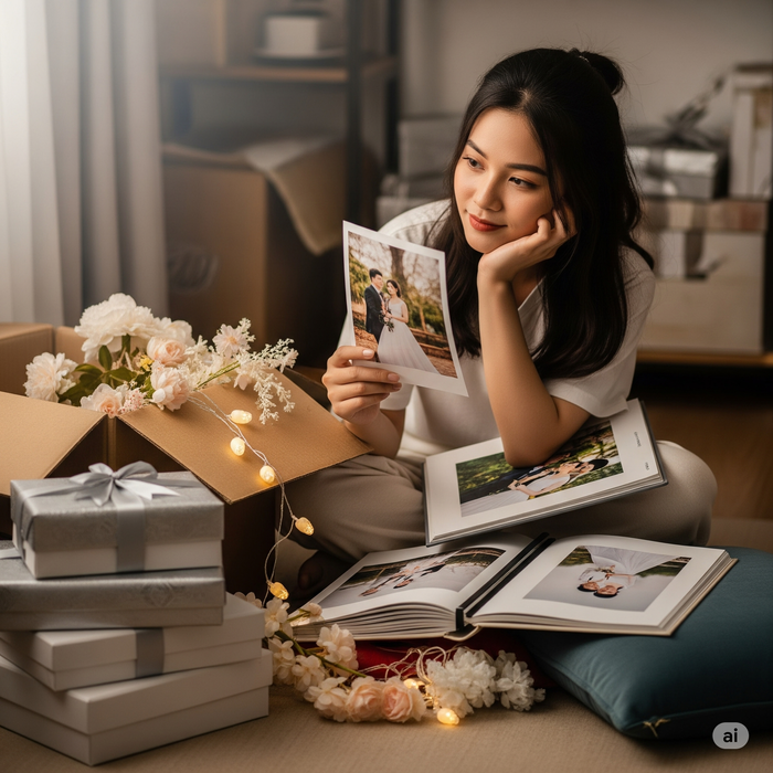 X vẫn đang chuẩn bị đám cưới, không hề hay biết V và Y đã âm thầm qua lại. Ảnh minh hoạ
