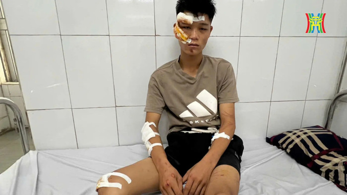 Đối tượng Nguyễn Văn Quân. Ảnh: Đài Hà Nội