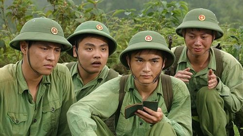 Bộ tứ “Hoàng - Thành - Thăng - Long” (Ảnh: Phim Mùi cỏ cháy).