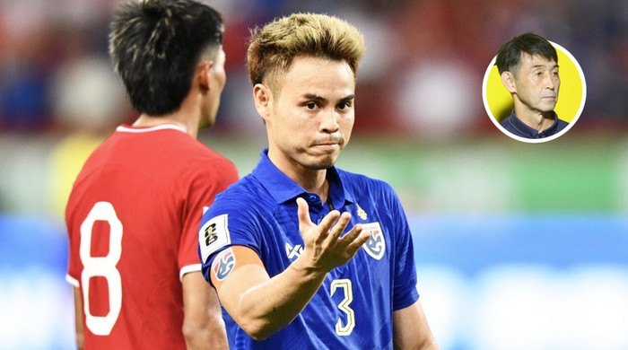 Chuyện hậu vệ Theerathon tiếp tục vắng mặt trở thành vấn đề được quan tâm của tuyển Thái Lan trước King’s Cup 2025. Ảnh: Thairath