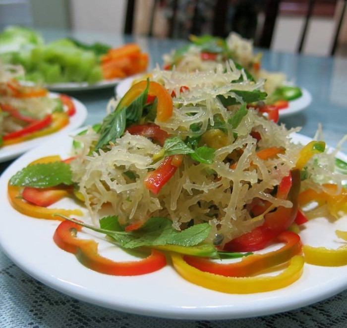 Món gỏi từ rau đá biển. (Ảnh minh họa)