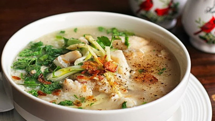 Món cháo cá chép thơm ngon, bổ dưỡng phù hợp cho bà bầu hoặc người vừa ốm xong. (Ảnh minh họa từ Sức khỏe đời sống)