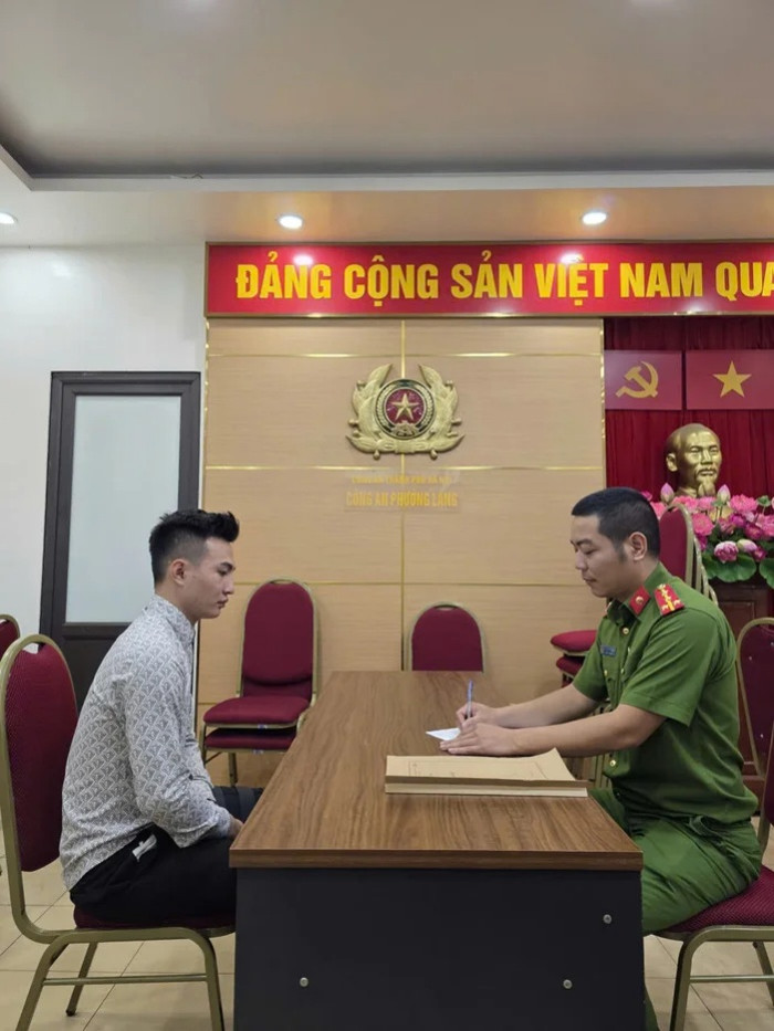 Nguyễn Xuân Khải tại Cơ quan Công an.
