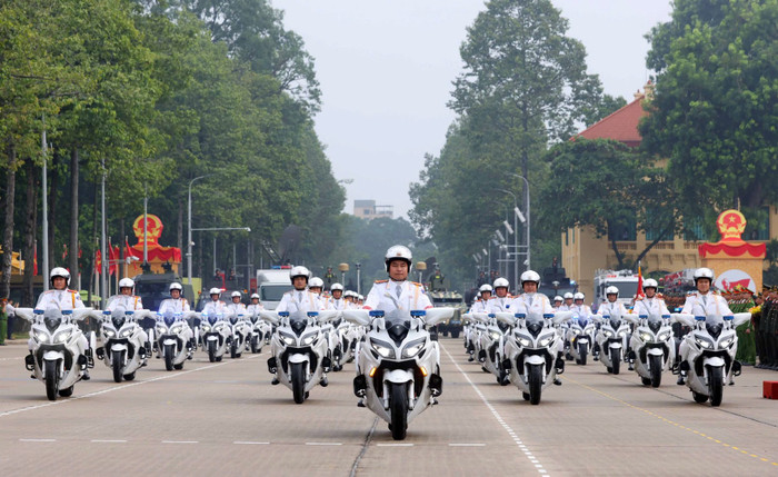 Bộ Công an xuất quân đảm bảo an ninh Lễ kỷ niệm 80 năm Cách mạng Tháng Tám, Quốc khánh 2/9 Ảnh 4