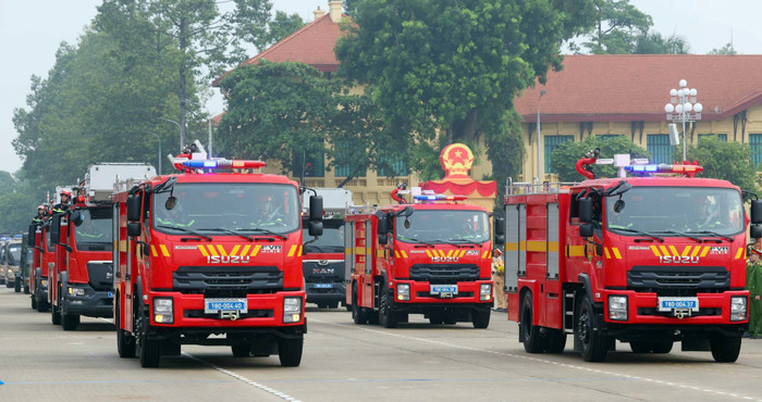 Bộ Công an xuất quân đảm bảo an ninh Lễ kỷ niệm 80 năm Cách mạng Tháng Tám, Quốc khánh 2/9 Ảnh 7