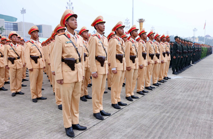 Bộ Công an xuất quân đảm bảo an ninh Lễ kỷ niệm 80 năm Cách mạng Tháng Tám, Quốc khánh 2/9 Ảnh 11