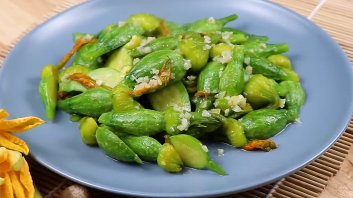 Món bí non xào. (Ảnh minh họa)