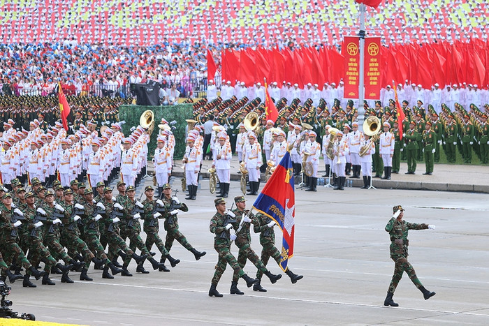 Quân đội Hoàng gia Campuchia - Ảnh: VGP/Nhật Bắc 