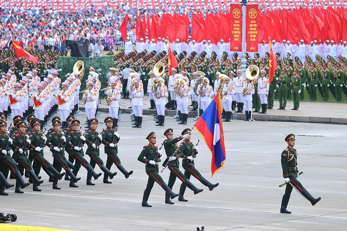 Quân đội Nhân dân Lào - Ảnh: VGP/Nhật Bắc