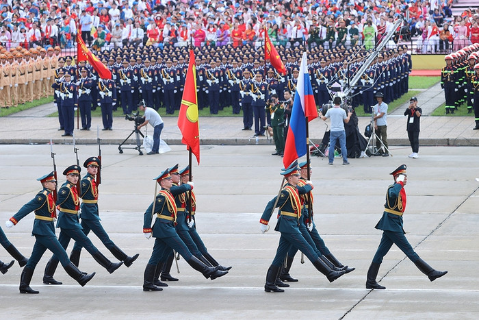 Đội hình quân đội Liên bang Nga - Ảnh: VGP/Nhật Bắc