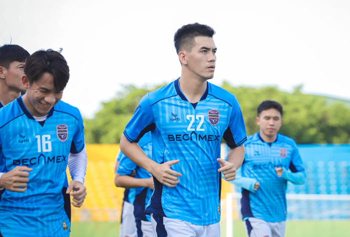 CLB Becamex TP.HCM đã chính thức thông báo chia tay tiền đạo Tiến Linh. Ảnh: CLB Becamex TP.HCM