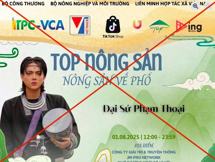 Phạm Thoại đã đăng tải nội dung sai sự thật. Ảnh chụp màn hình