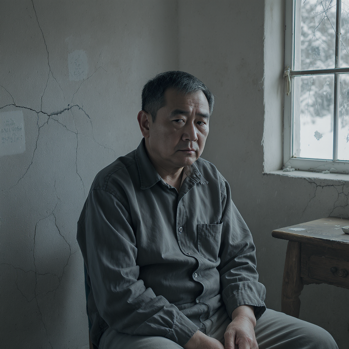 Ánh mắt tránh né khi cô giáo hỏi về đứa con gái .