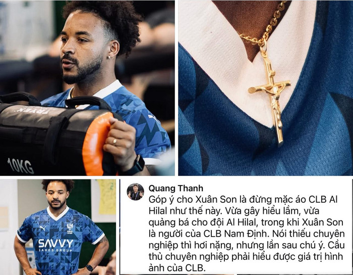 Người hâm mộ góp ý cho Nguyễn Xuân Son trên trang cá nhân của anh. Ảnh: Nguyễn Xuân Son