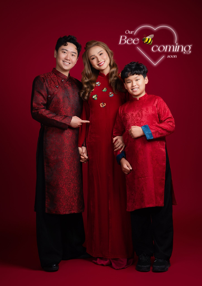 Tổ ấm viên mãn của Hoa hậu Diễm Hương sắp có thêm thành viên mới. (Ảnh: FBNV)