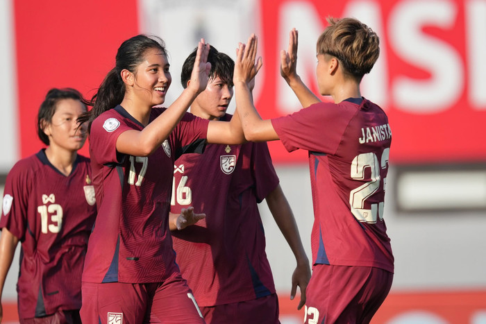 Thắng 7-0, Thái Lan tiễn Campuchia về nước. Ảnh: FAT