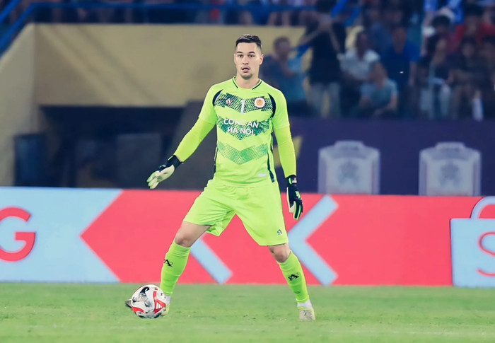 Nguyễn Filip không thể giữ sạch lưới. Ảnh: CLB CAHN