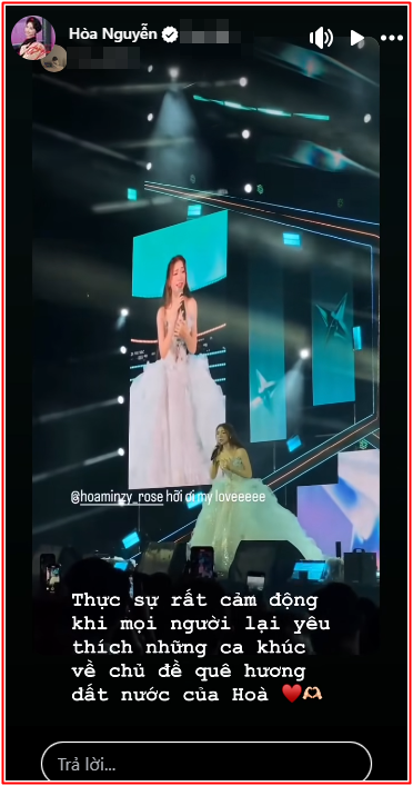 Mang nhạc phim 'Mưa Đỏ' đi diễn, Hòa Minzy tiết lộ phản ứng từ khán giả Ảnh 2