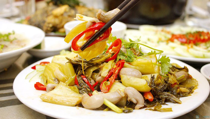 Bong bóng cá có thể nấu món xào chua. (Ảnh minh họa)