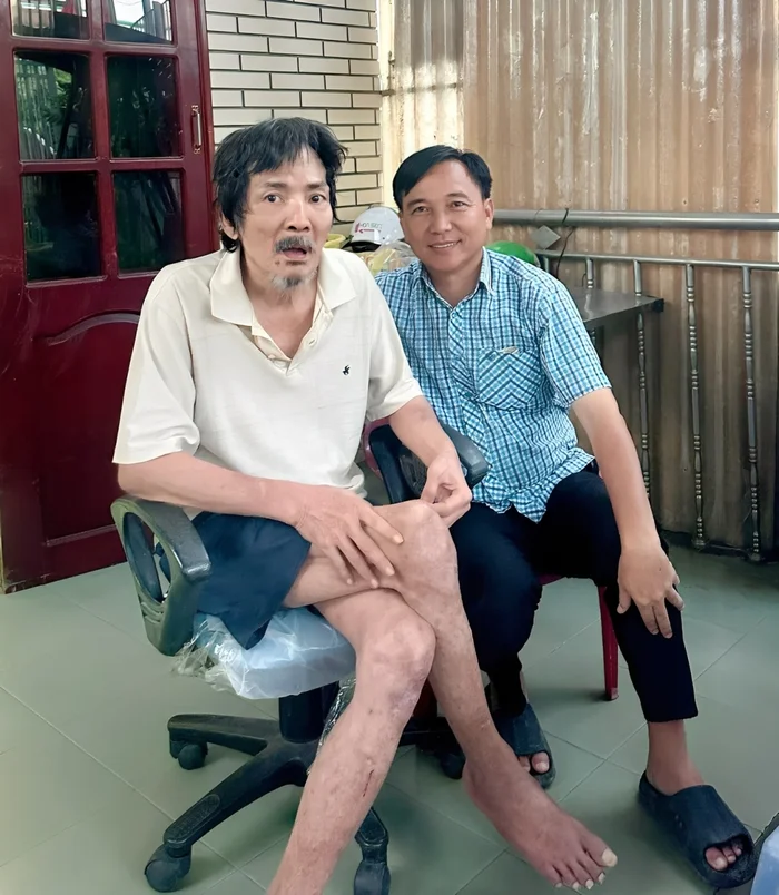 Hình ảnh mới nhất của Thương Tín khiến nhiều khán giả chạnh lòng, tiếc nuối cho nam tài tử đình đám một thời. (Ảnh: Tô Hiếu)