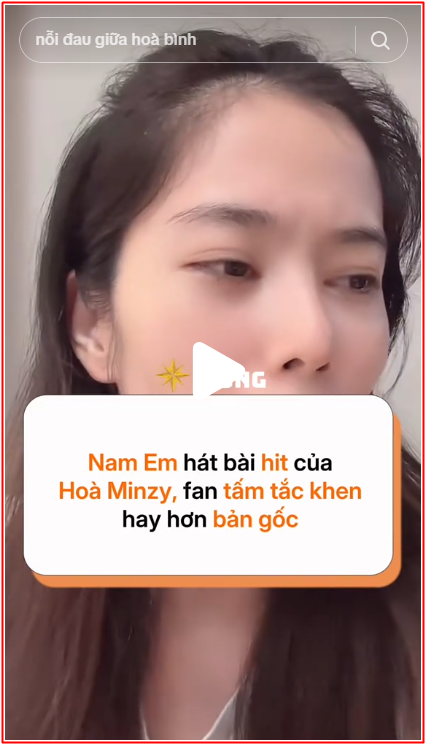 Nam Em gây tranh cãi khi hát 'Nỗi đau giữa hòa bình' của Hòa Minzy Ảnh 3
