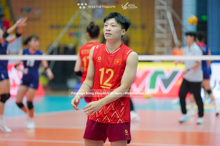 VĐV trẻ Đặng Thị Hồng đã chính thức bị cấm thi đấu ở giai đoạn 2 giải vô địch quốc gia 2025. Ảnh: Bóng chuyền Việt Nam/Webthethao