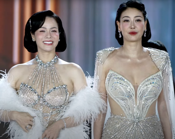 Nhật Kim Anh và Hà Kiều Anh. (Ảnh chụp màn hình)