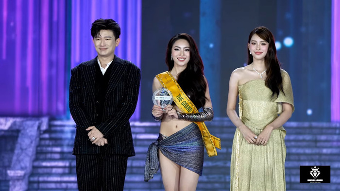 Thí sinh Bùi Thu Thuỷ. (Ảnh chụp màn hình)