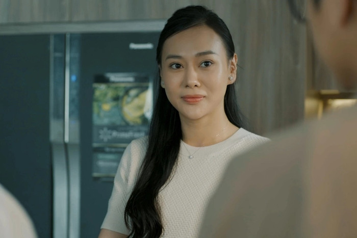 Tạo hình của Phương Oanh trong phim (Ảnh: VTV).