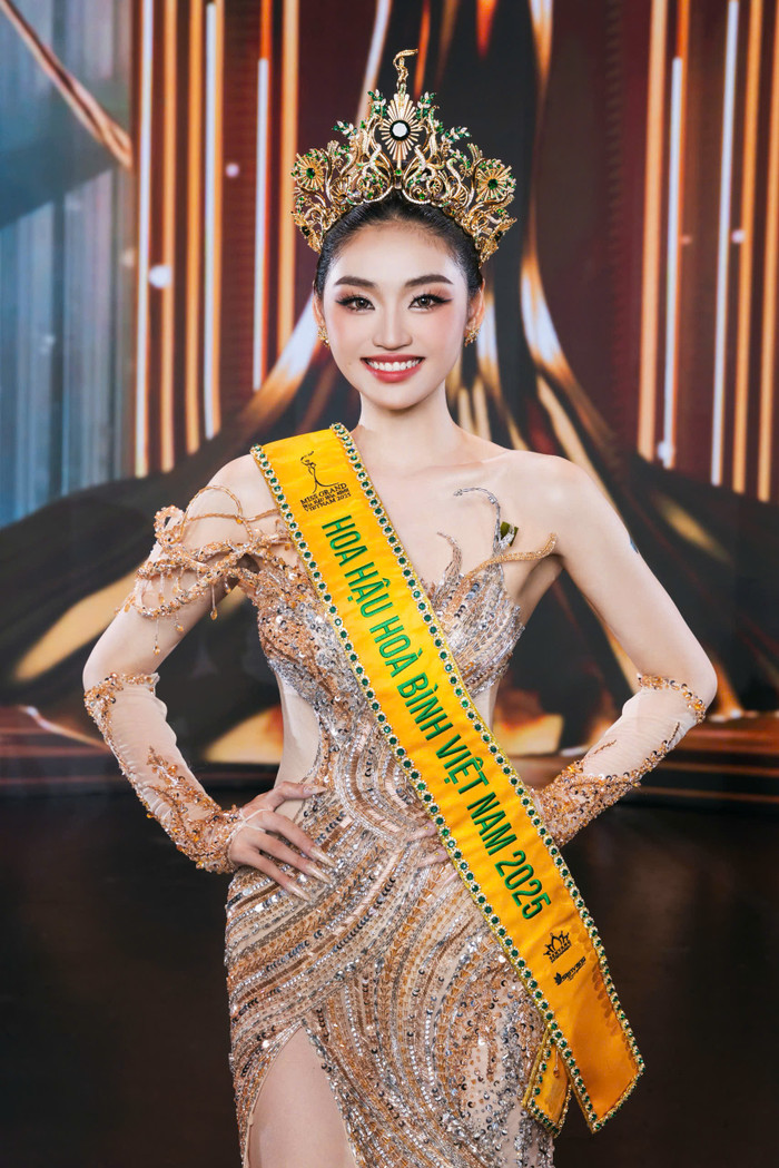 Nguyễn Thị Yến Nhi đã xuất sắc đăng quang tại Miss Grand Vietnam 2025. Ảnh: BTC