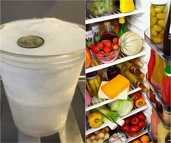 Đặt đồng xu vào tủ lạnh khi cả nhà đi vắng dài ngày được cho là có thể giúp bảo vệ sức khỏe. (Ảnh minh họa)