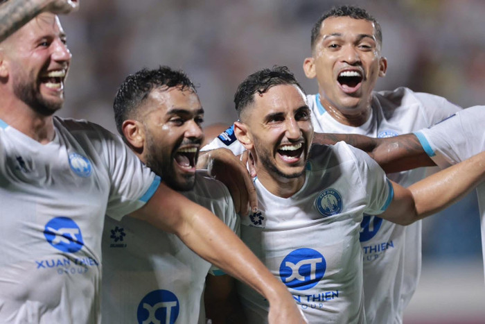 Đại diện Thái Lan Ratchaburi FC thua Nam Định 1-3 ở trận mở màn bảng F AFC Champions League Two 2025/26. Ảnh: CLB Nam Định