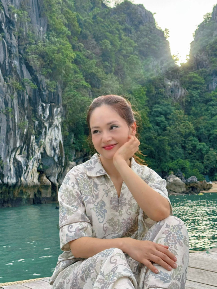 Lan Phương quay trở lại với công việc, dành thời gian cho bản thân và 2 con sau ly hôn. (Ảnh FBNV)