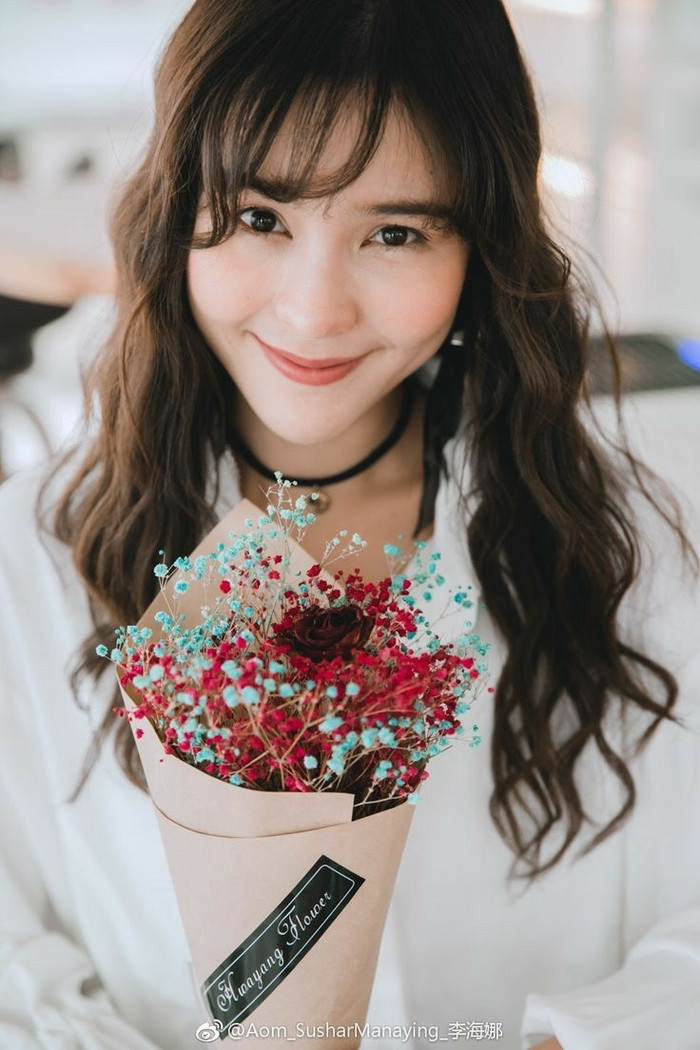 Nhan sắc của Aom Sushar thời Ngôi nhà hạnh phúc (Ảnh: Sohu). 