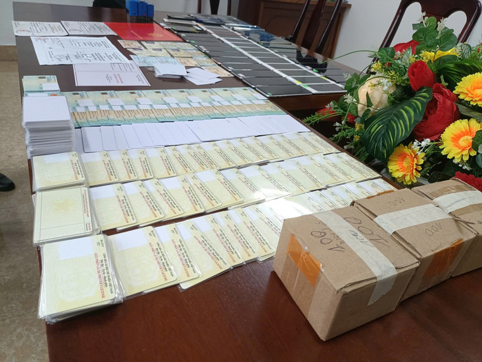 Tang vật được công an thu giữ. (Nguồn: Tiền phong) 