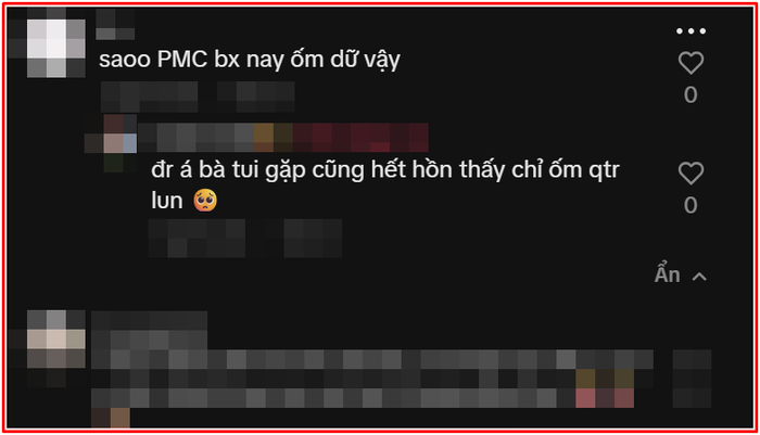 Ngoại hình của Phương Mỹ Chi khiến fan lo lắng (Ảnh: Chụp màn hình). 