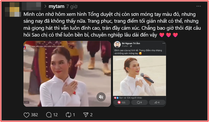 Mỹ Tâm tuyệt đối tinh tế khi biểu diễn tại Quảng trường Ba Đình Ảnh 2