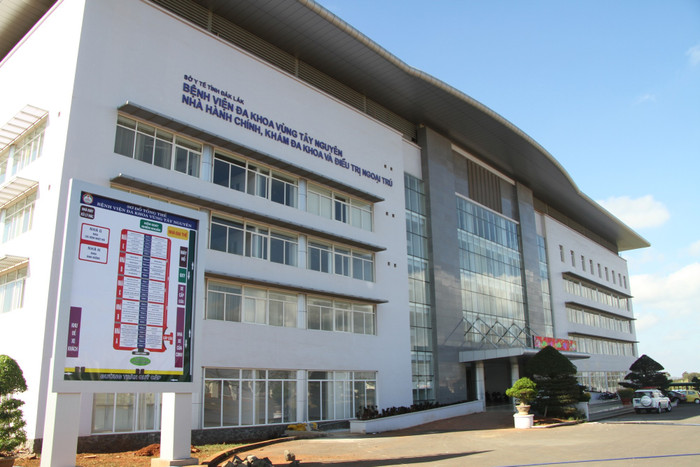 Bệnh viện Đa khoa vùng Tây Nguyên - nơi sản phụ được chuyển đến cấp cứu nhưng không qua khỏi. (Nguồn: Bệnh viện Đa khoa vùng Tây Nguyên)