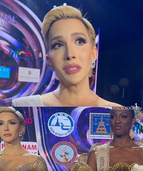 Á hậu 1 Hoa hậu Chuyển giới Quốc tế 2025 tố bị tân Hoa hậu bắt nạt. (Ảnh từ Missosology)
