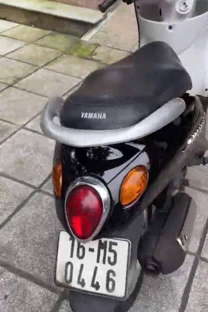 Chiếc xe máy đang truy tìm. (Nguồn: Lao động)