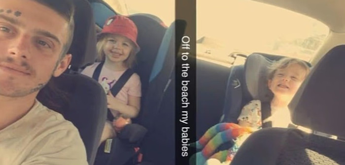 Shania cho biết cô đã liên lạc với cha ruột của những đứa trẻ, Petalas (trái), để nhờ chăm sóc chúng tại nhà vào đêm hôm đó, nhưng khi bị cảnh sát thẩm vấn, Petalas cho biết anh không nhận được bất kỳ thông báo nào. (Ảnh từ Internet).