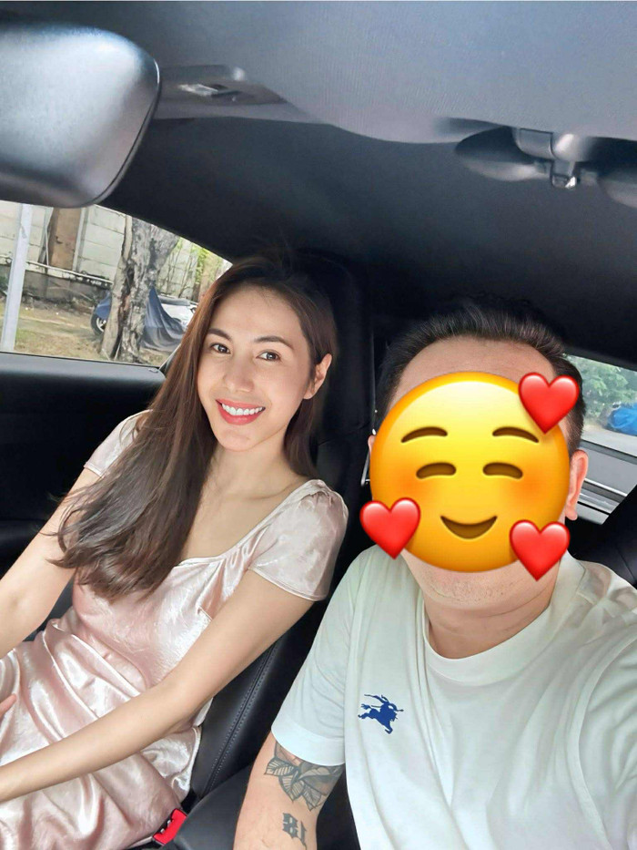 Hình ảnh mới của ca sĩ Thủy Tiên được một người anh trong giới xe cộ chia sẻ. (Ảnh: Facebook Xuân Hoàn)