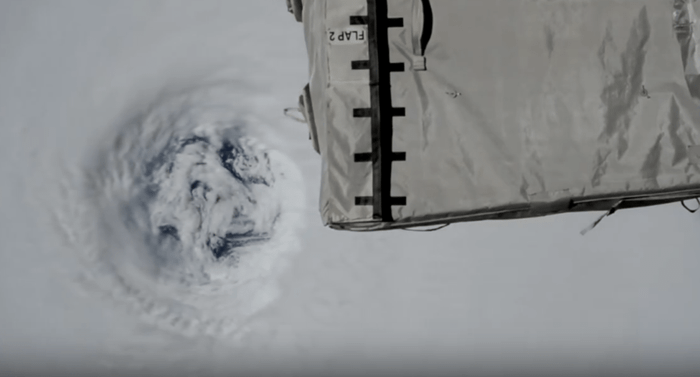 Hình ảnh mắt bão Ragasa. (Nguồn: The Standard)