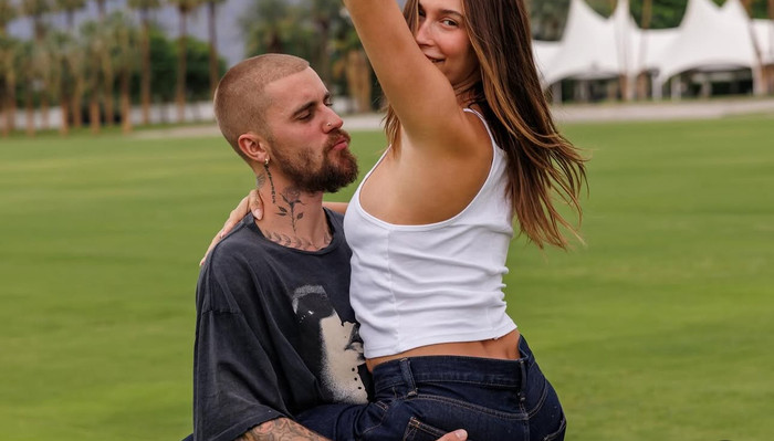 Justin Bieber và vợ của mình - Hailey Baldwin (Ảnh: ISNV).
