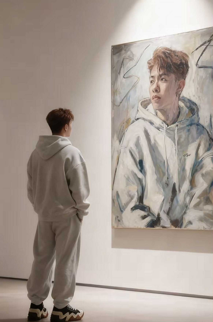 Giới trẻ 'bảo tàng hóa bản thân' bằng cách sử dụng công nghệ AI. (Nguồn: Vinh Trần)