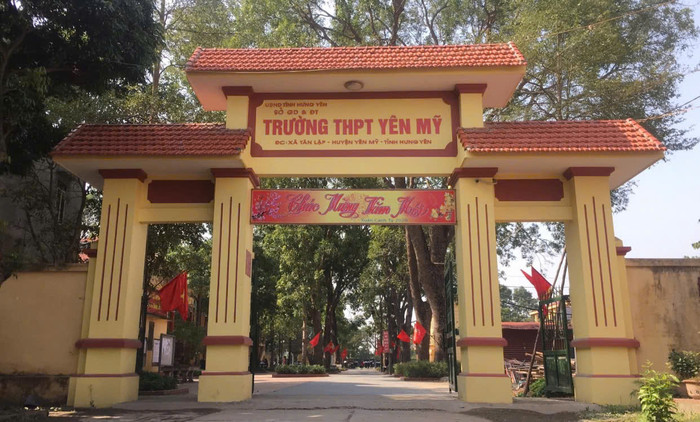 Trường THPT Yên Mỹ. (Nguồn: Trường THPT Yên Mỹ)