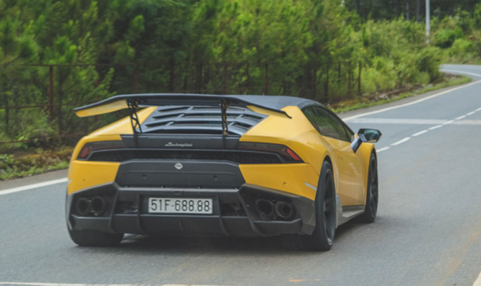 Chiếc Lamborghini Huracan LP610-4 mang biển 'tứ quý 8' từng được Cường Đô La sở hữu. (Ảnh: AutoPro)