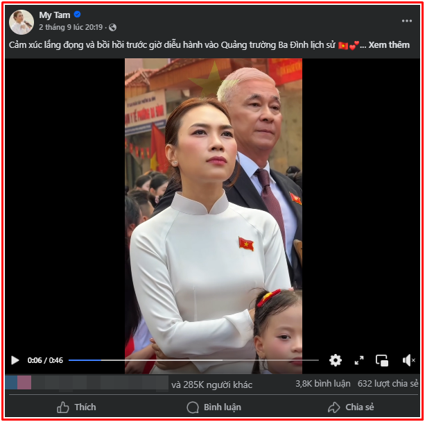 Mỹ Tâm được gì sau màn trình diễn 'để đời' tại Quảng trường Ba Đình? Ảnh 6