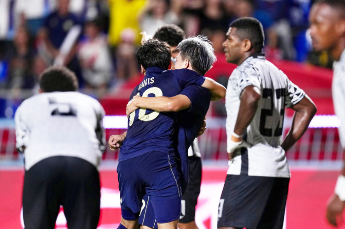 Thái Lan thắng 3-0 nhưng bỏ lỡ nhiều cơ hội. Ảnh: FAT