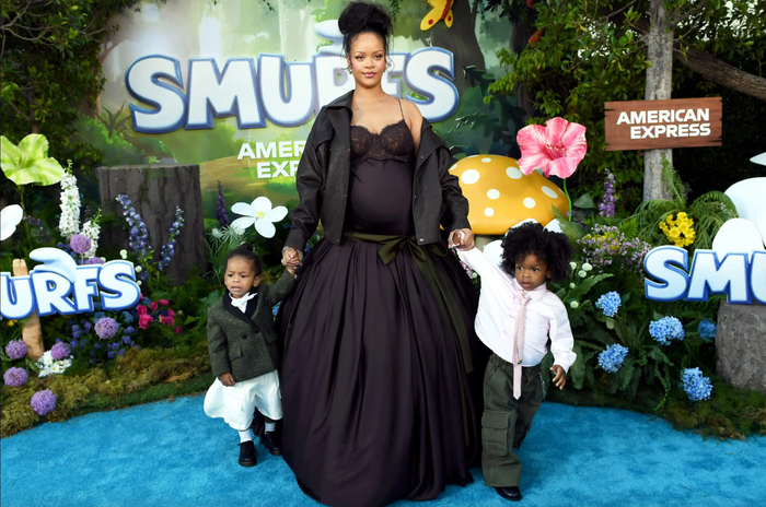 Rihanna thường đưa con xuất hiện trong một số sự kiện của giới showbiz. Ảnh: Unique Nicole/Getty